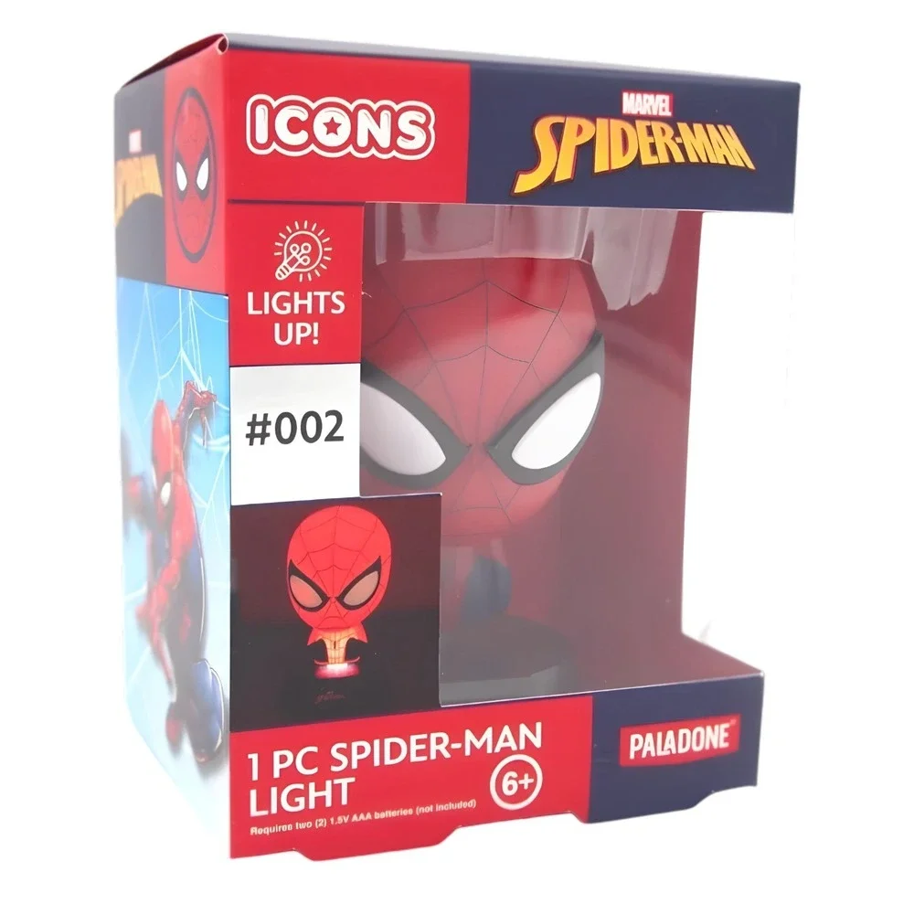 Spider-Man LED Lamp Paladone Marvel Icons Series 002 Battery Operated